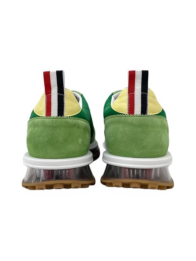 Men's Tech Runner Low Top Sneakers Green - THOM BROWNE - BALAAN 5