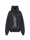 Paris Liberty Print Large Fit Hood Fade Black - BALENCIAGA - BALAAN 2