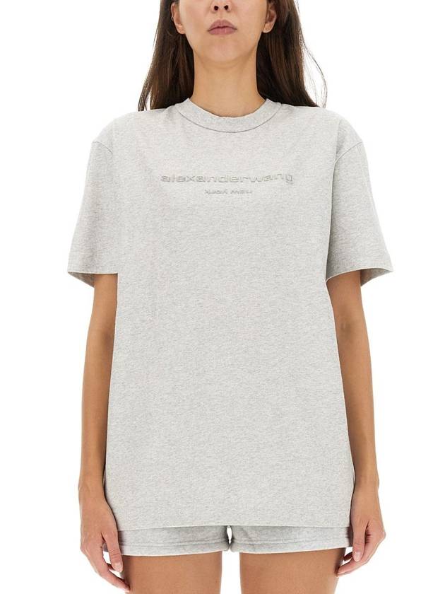 Alexander Wang T-Shirt With Logo - ALEXANDER WANG - BALAAN 1