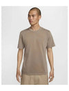 Life Short Sleeve Knit Top Flat Pewter - NIKE - BALAAN 1