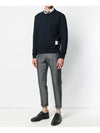 Center Back Stripe Crewneck Sweatshirt Navy - THOM BROWNE - BALAAN 5