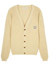 Bold Fox Head Cardigan Ivory - MAISON KITSUNE - BALAAN 2