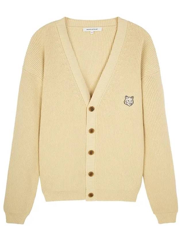 Bold Fox Head Cardigan Ivory - MAISON KITSUNE - BALAAN 2