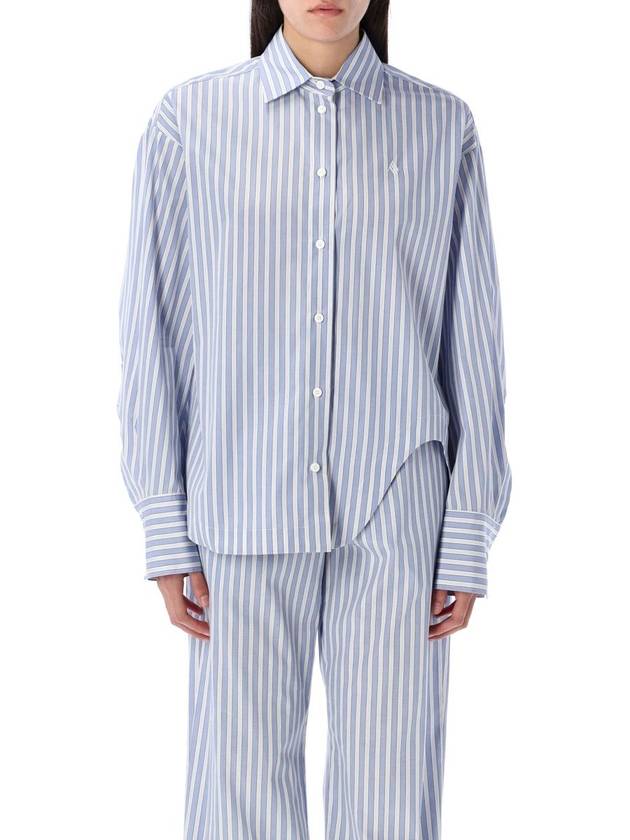 The Attico Eliza Striped Shirt - THE ATTICO - BALAAN 1