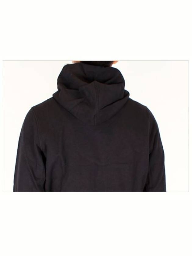 Graphic Print Cotton Hoodie Black - DIESEL - BALAAN 11