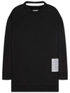 Logo Patch Cut Out Detail Sweatshirt Black - MAISON MARGIELA - BALAAN 2