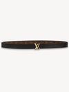 Iconic 20MM Reversible Leather Belt Brown - LOUIS VUITTON - BALAAN 4