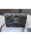 Silver Hardware 19 Chain Lambskin Card Wallet Black - CHANEL - BALAAN 5