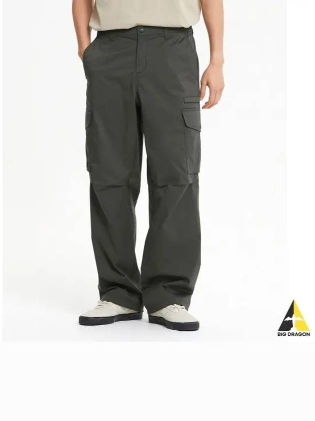 NBNTE31833 UNI ESS Cargo Wide Pants DKHAKI - NEW BALANCE - BALAAN 1