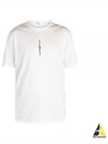 Vertical Lettering Logo Graphic Short Sleeve T-Shirt White - CP COMPANY - BALAAN 2