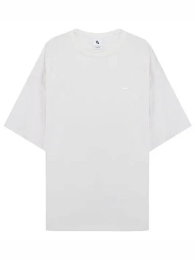 Men s Solo Swoosh Short Sleeve Knit Top - NIKE - BALAAN 1