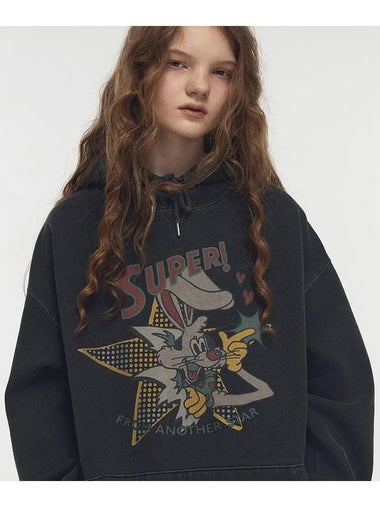 Superstar pigment hoodie smoke black - CPGN STUDIO - BALAAN 1