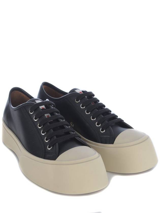 Pablo Platform Nappa Leather Low Top Sneakers Black - MARNI - BALAAN 3