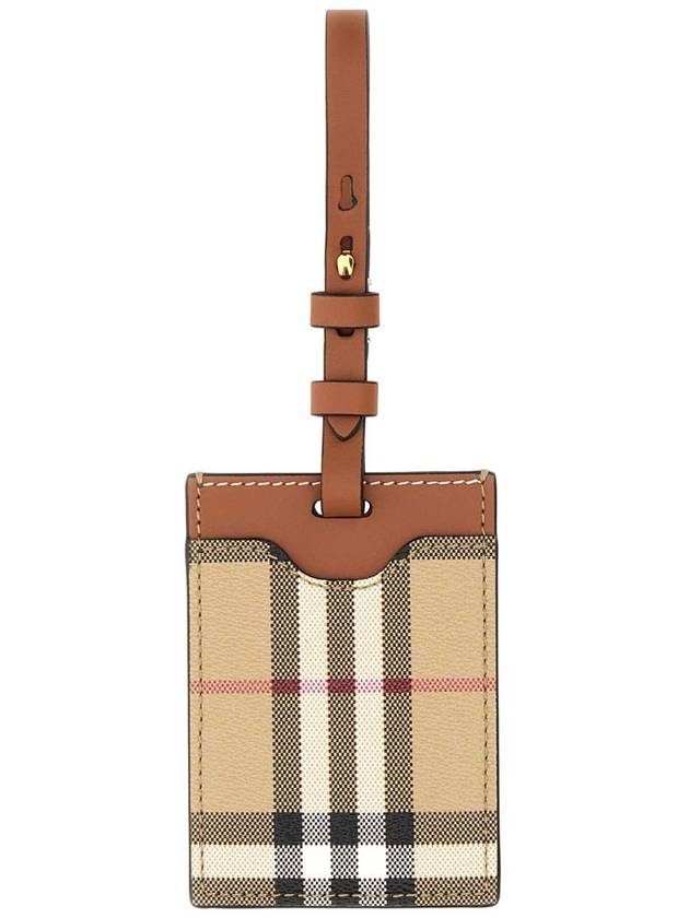 Check Luggage Tag Beige - BURBERRY - BALAAN 2