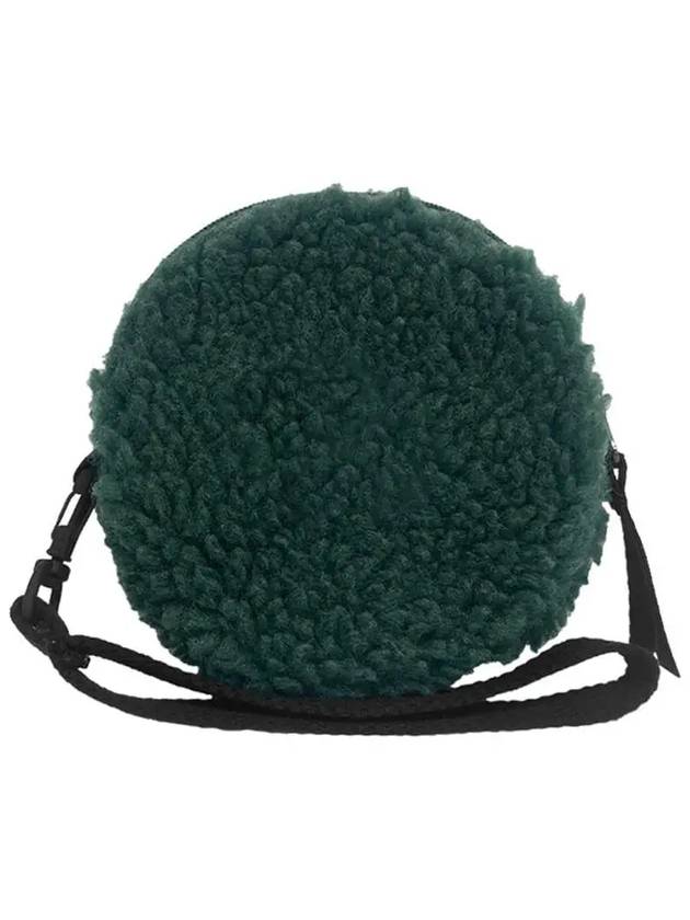 Fleece Round Pouch Cross Bag Green - OFFGRID - BALAAN 3