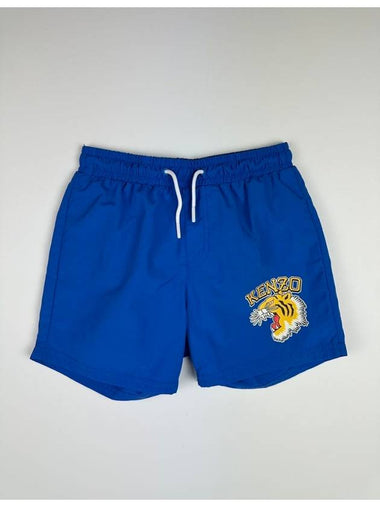 Kids Swim Shorts K60277 Blue Boys 8 12A - KENZO - BALAAN 1