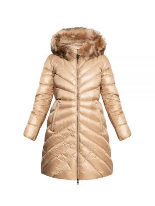 Down Long Padding Beige - MONCLER - BALAAN 1