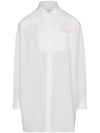 Cotton Poplin Shirt Midi Dress White - MAISON MARGIELA - BALAAN 2