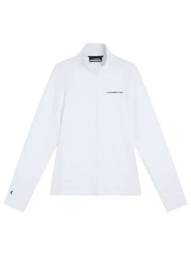 Melker Mid Layer Zip-Up Jacket White - J.LINDEBERG - BALAAN 2