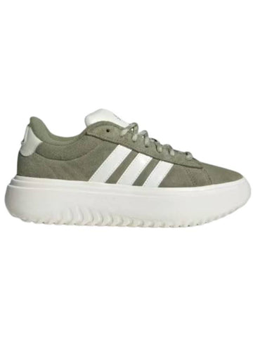 Grand Court Platform Low Top Sneakers Tent Green - ADIDAS - BALAAN 1