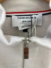 Men's 4 Bar Half Zip Up Sweatshirt Beige - THOM BROWNE - BALAAN 5