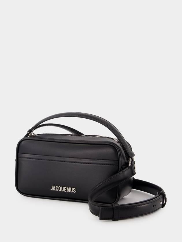 Le Baneto Crossbody - Jacquemus - Leather - Black - JACQUEMUS - BALAAN 2