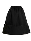 Women's Banding Skirt GJS0040511 Black BPG - COMME DES GARCONS - BALAAN 4