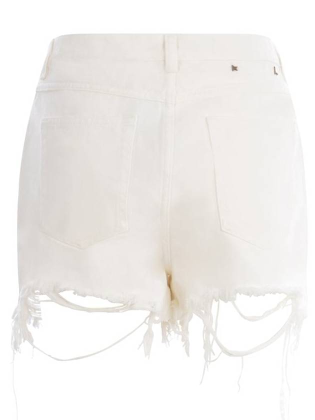 Denim Shorts White - GOLDEN GOOSE - BALAAN 4