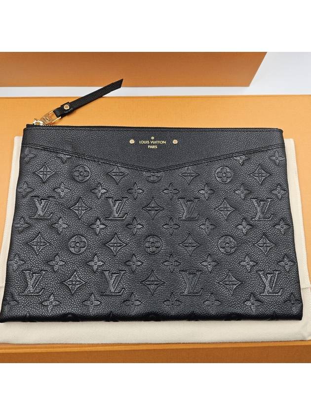 Monogram Daily Empreinte Pouch Bag Black - LOUIS VUITTON - BALAAN 3