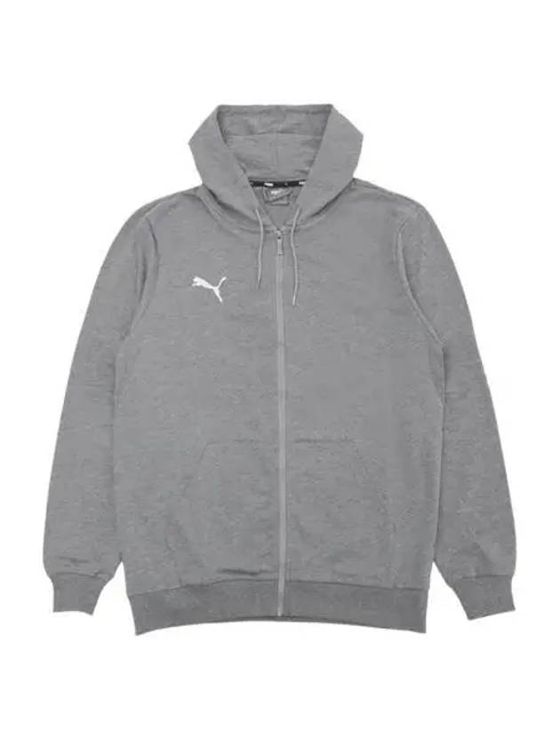 Team Goal Casual Zip Up Hoodie Grey - PUMA - BALAAN 2