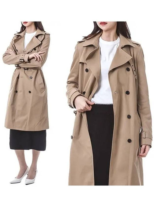 Gabardine Classic Saint Gabardine Trench Coat Beige - SAINT LAURENT - BALAAN 2