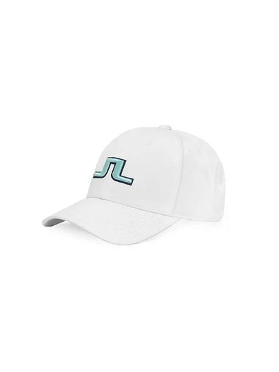 Angus Embroidered Logo Ball Cap White - J.LINDEBERG - BALAAN 2