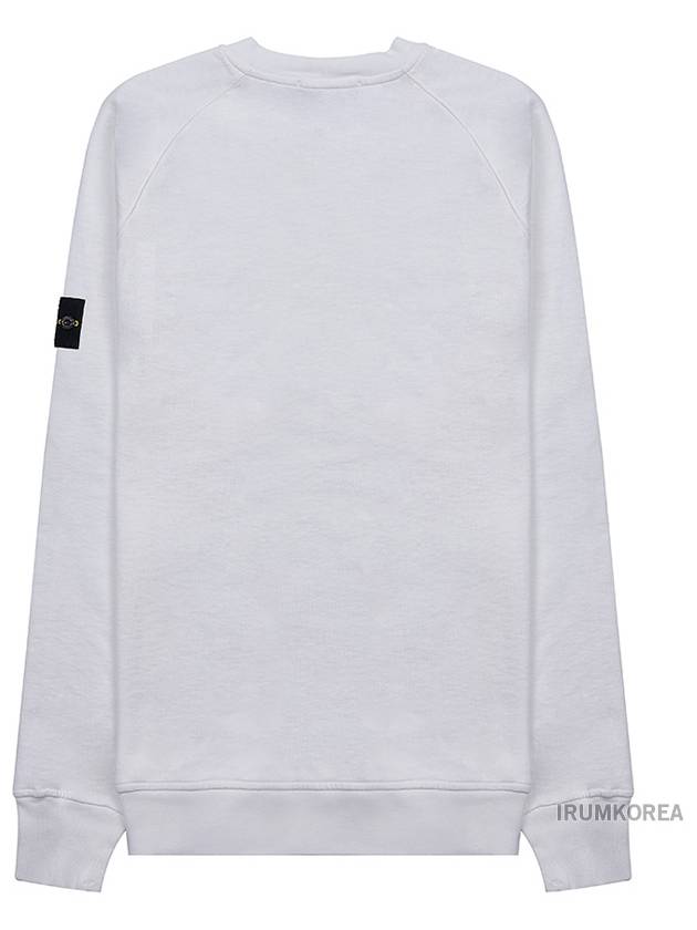 Cotton Crew Neck Sweatshirt White - STONE ISLAND - BALAAN 3