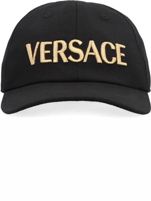 Logo Ball Cap Black - VERSACE - BALAAN 3