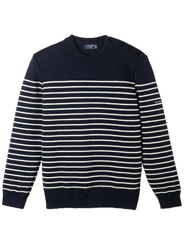 Binic Striped Sailor Knit Top Marine - SAINT JAMES - BALAAN 1