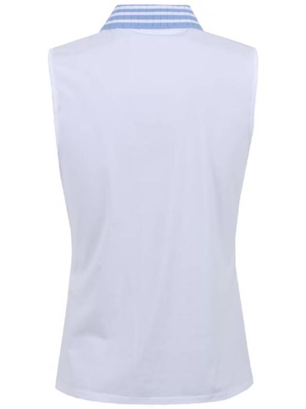 Pleated Polo Sleeveless White - G/FORE - BALAAN 2