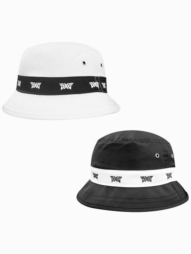 logo repeat bucket hat - PXG - BALAAN 1