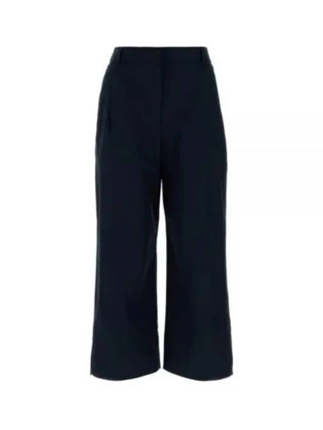 Gatti Cotton Wide Pants Navy - MAX MARA - BALAAN 2