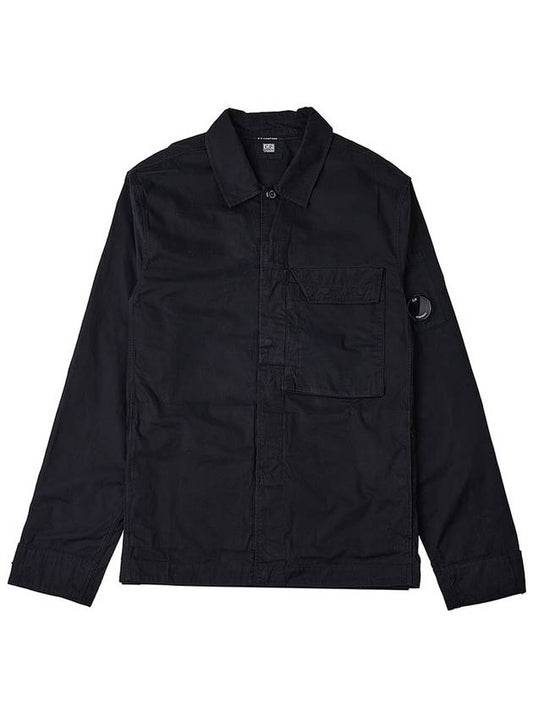 Lens Waffen Pocket Jacket Black - CP COMPANY - BALAAN 2