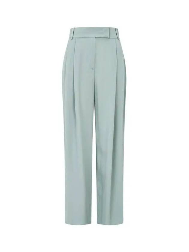 Women s Two Tuck Pleated Silk Pants Mint - GIORGIO ARMANI - BALAAN 1