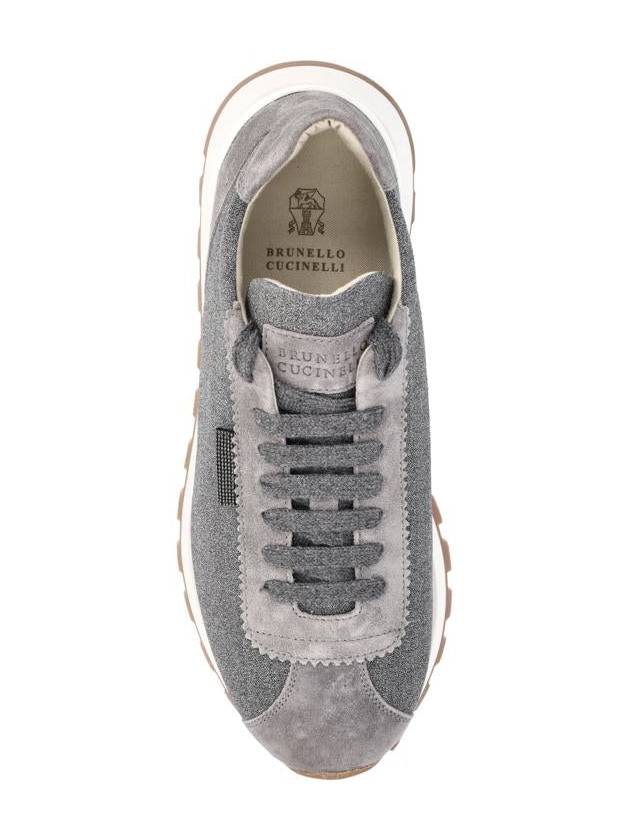 Runner low top sneakers gray - BRUNELLO CUCINELLI - BALAAN 5