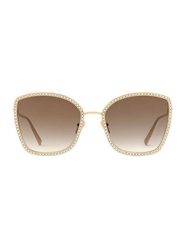 Eyewear LV Link One Pearly Butterfly Sunglasses Gold - LOUIS VUITTON - BALAAN 1