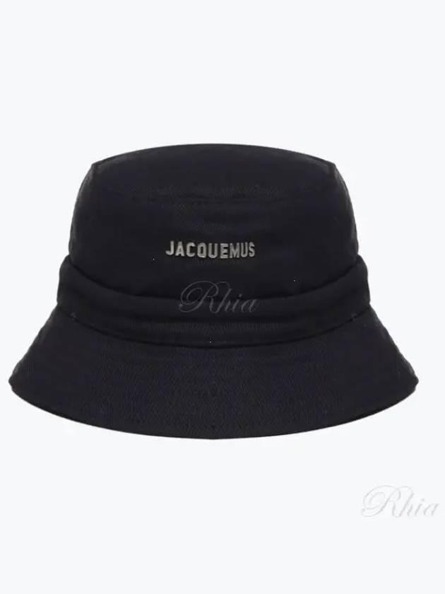 Le Bob Gadjo Bucket Hat Black - JACQUEMUS - BALAAN 2