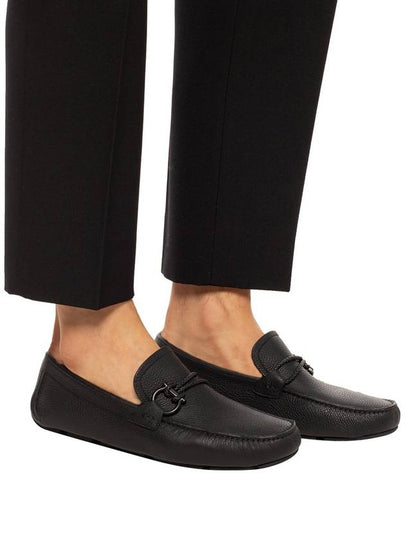 FERRAGAMO ‘Front 4’ Moccasins, Men's, Black - SALVATORE FERRAGAMO - BALAAN 2