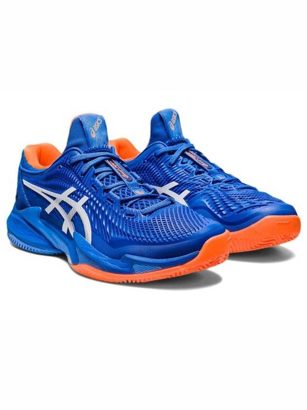 Court FF 3 Novak Clay Low Top Sneakers Tuna Blue - ASICS - BALAAN 3