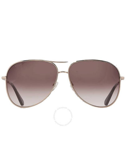 Eyewear Gradient Pilot Sunglasses Brown - SALVATORE FERRAGAMO - BALAAN 2