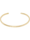 Numeric Minimal Signature Bracelet Gold - MAISON MARGIELA - BALAAN 1