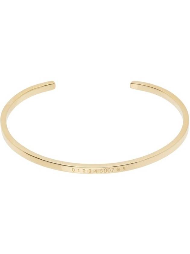 Numeric Minimal Signature Bracelet Gold - MAISON MARGIELA - BALAAN 1