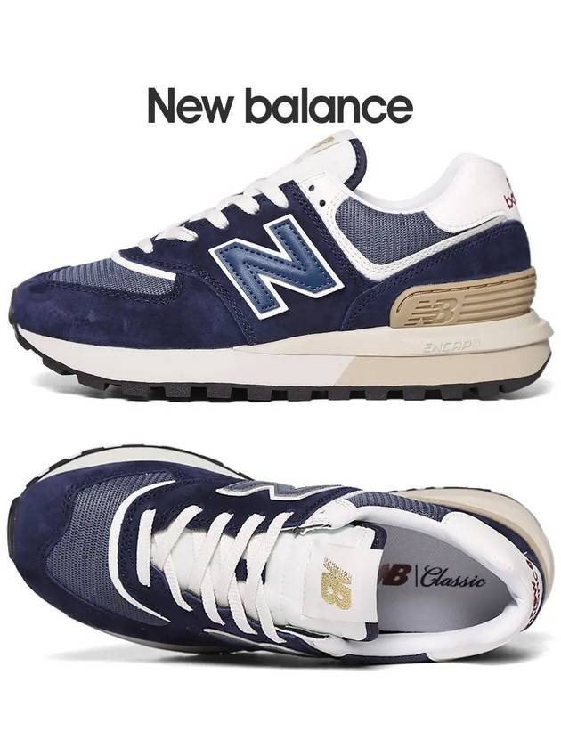 574 Low Top Sneakers Legacy Navy - NEW BALANCE - BALAAN 2