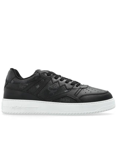 MCM Monogram Sneakers, Men's, Black - MCM - BALAAN 1